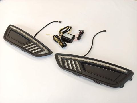Ford Focus 3 Sis Farı Çerçevesi Gündüz Ledli Sinyalli 2015-2018
