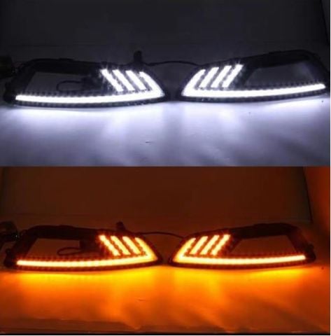 Ford Focus 3 Sis Farı Çerçevesi Gündüz Ledli Sinyalli 2015-2018