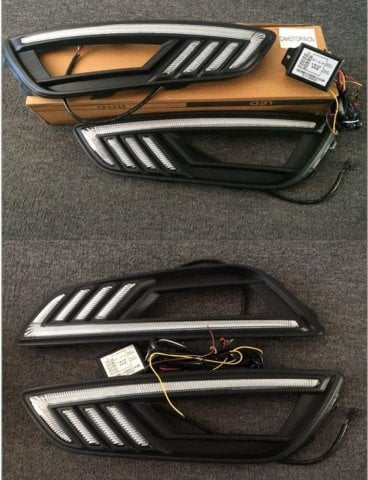 Ford Focus 3 Sis Farı Çerçevesi Gündüz Ledli Sinyalli 2015-2018