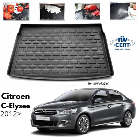 Citroen C-Elysee Bagaj Havuzu Paspası