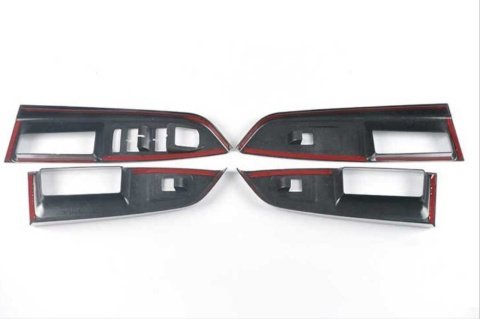 Volkswagen Golf 8 İç Kapı Düğme Kaplaması Gri Silver