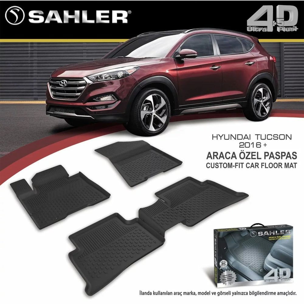 Hyundai Tucson Havuzlu Paspas 4,5D Sahler
