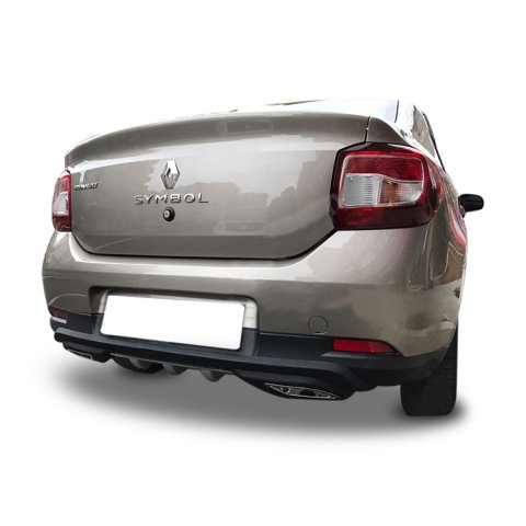 Renault Symbol Difüzör Arka Tampon Çift Egzoz Çıkışlı