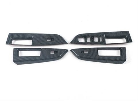 Volkswagen Golf 8 İç Kapı Düğme Kaplaması Karbon