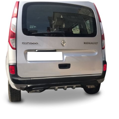 Renault Kangoo Difüzör Arka Tampon Çift Egzoz Çıkışlı