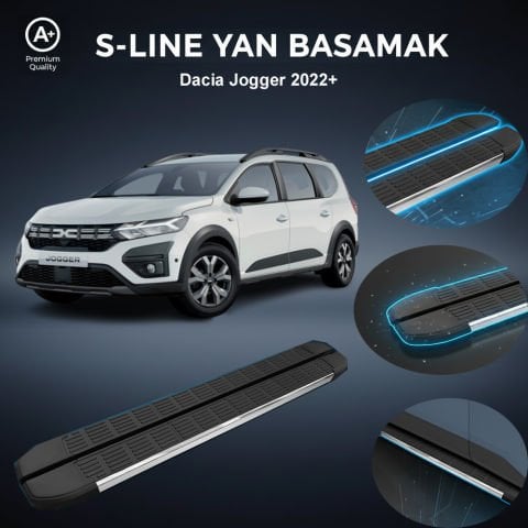 Dacia Jogger S-Line Premium Krom Yan Basamak   2022 Sonrası