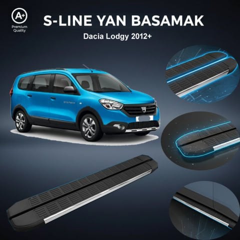 Dacia Lodgy S-Line Premium Krom Yan Basamak   2012 Sonrası