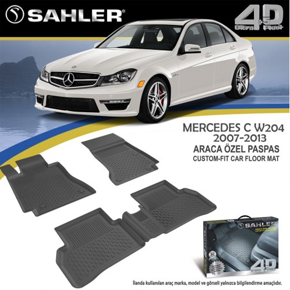 Mercedes W204 Havuzlu Paspas 4,5D Sahler 2008-2013 Arası