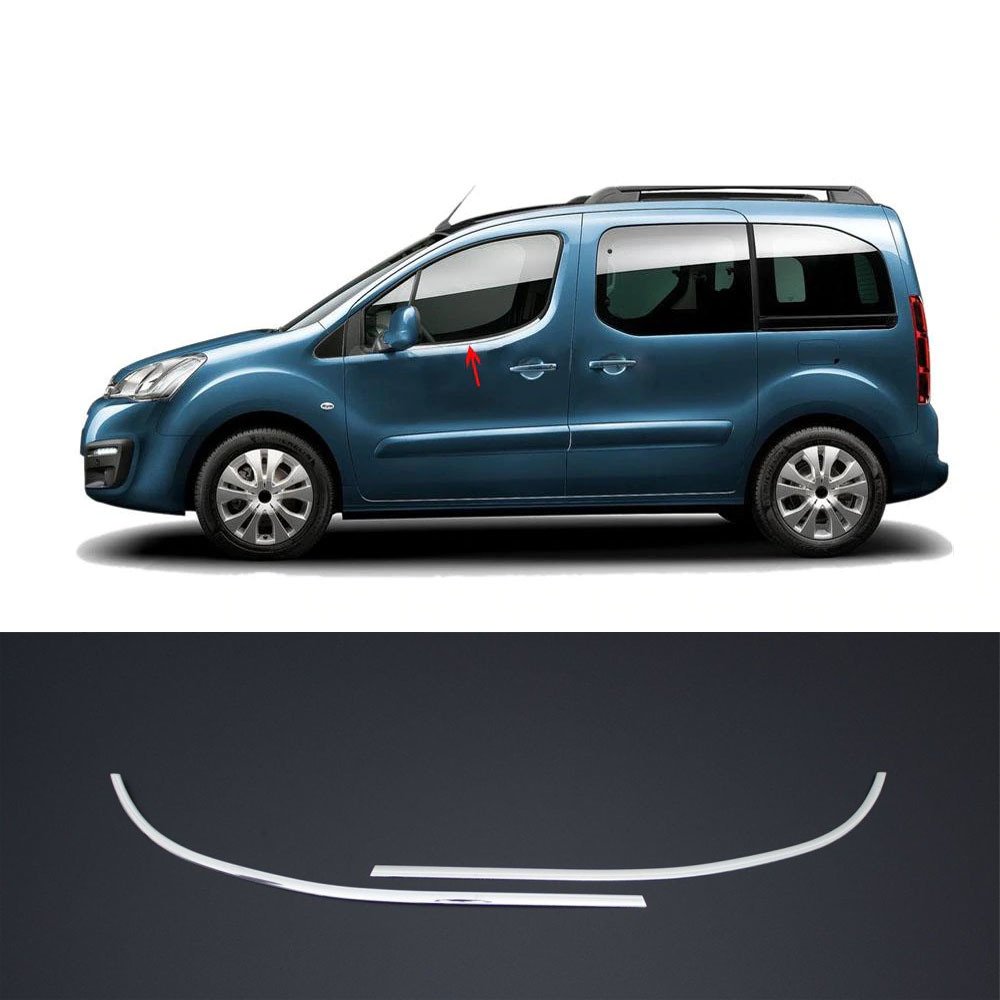 Peugeot Partner Tepee Cam Çıtası Kromu Nikelajı 2008 Sonrası