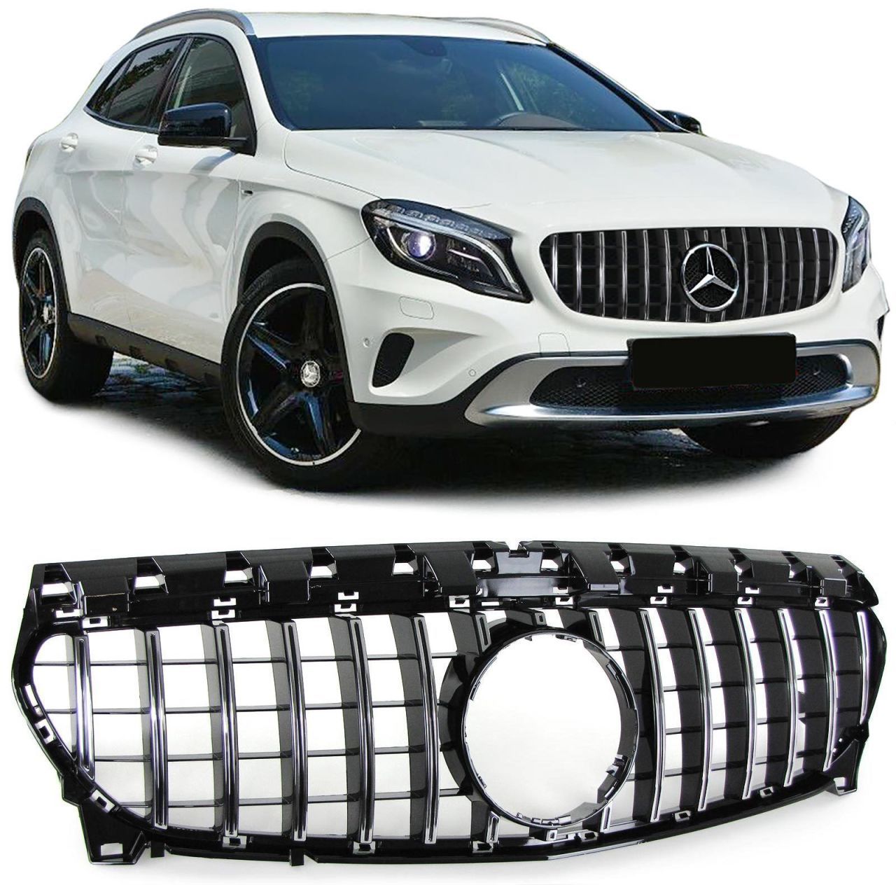 Mercedes GLA X156 Serisi GTR Ön Panjur Izgara 2016-2020