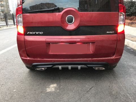 Fiat Fiorino Difüzör Arka Tampon Çift Egzoz Çıkışlı