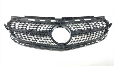 Mercedes W212 E Seris Diamond Ön Panjur Izgara 2013-2015 Makyajlı