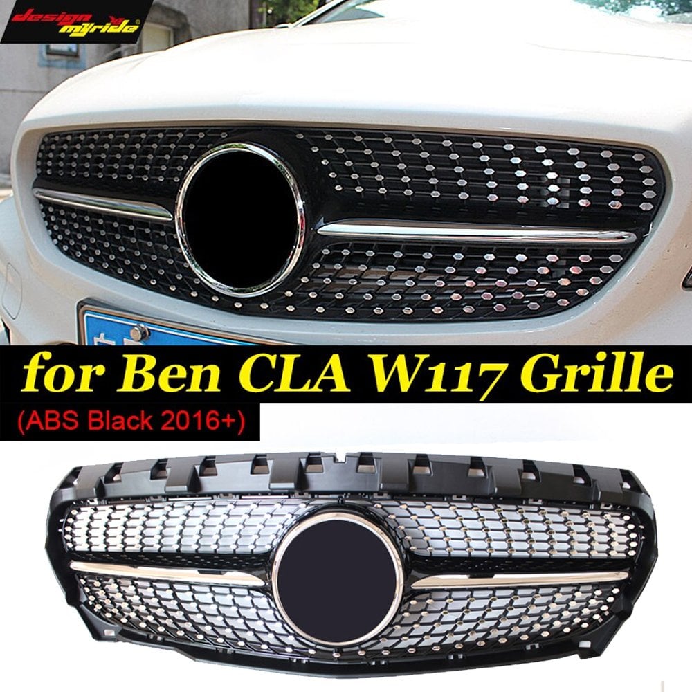 Mercedes W117 CLA Diamond Ön Panjur Izgara 2016-2018 Makyajlı