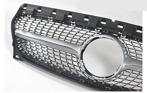 Mercedes W117 CLA Diamond Ön Panjur Izgara 2016-2018 Makyajlı