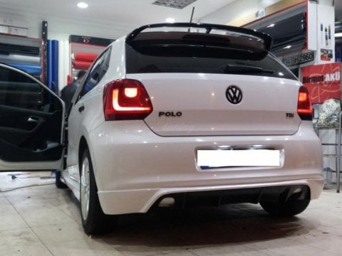 Volkswagen Polo Difüzör Arka Tampon Piano Black 2009-2013