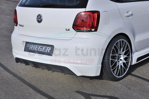 Volkswagen Polo Difüzör Arka Tampon Piano Black 2009-2013