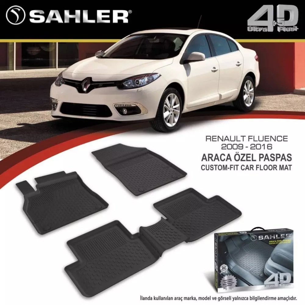 Renault Fluence Havuzlu Paspas 4,5D Sahler