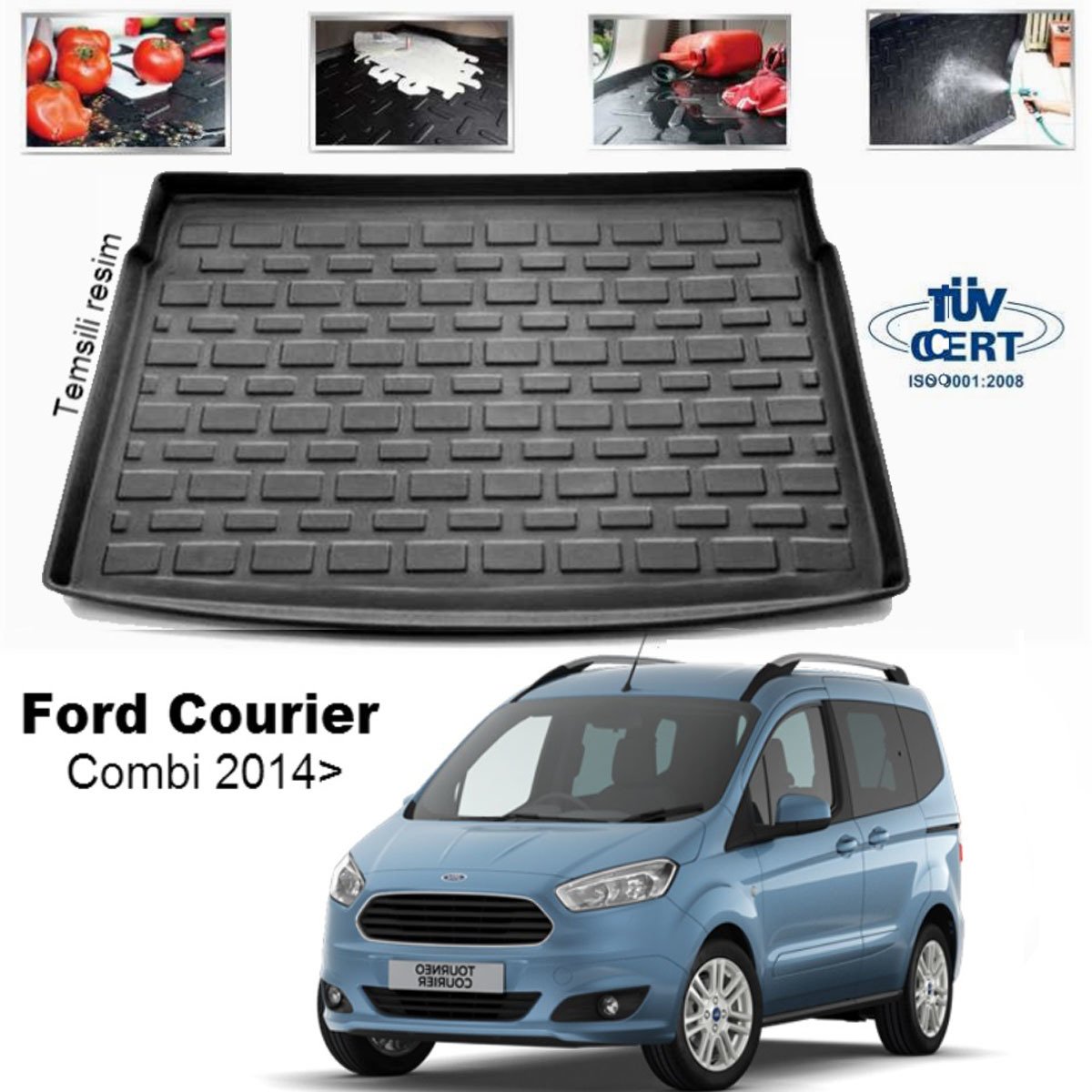 Ford Courier Bagaj Havuzu Paspası