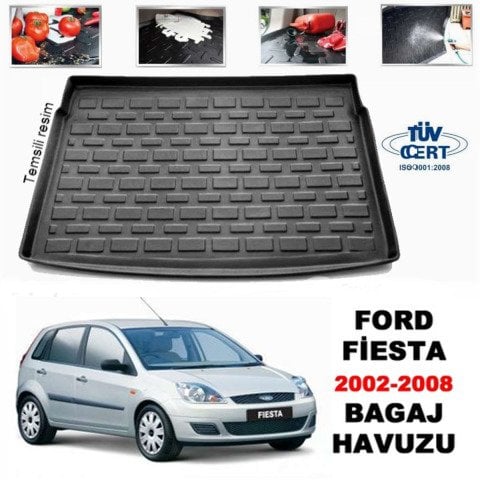 Ford Fiesta Bagaj Havuzu Paspası 2003-2008