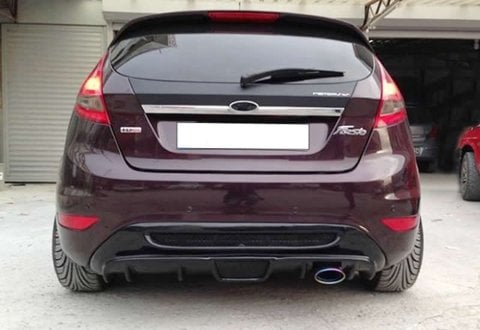 Ford Fiesta Difüzör Arka Tampon Piano Black Telli Model