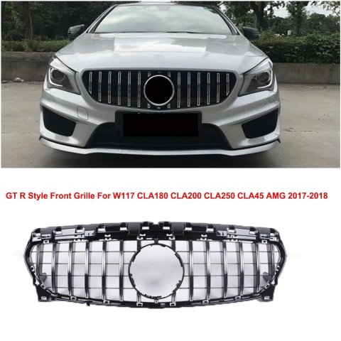 Mercedes W117 CLA GTR Ön Panjur Izgara 2016-2018 Makyajlı