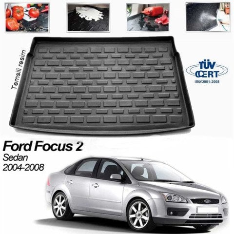 Ford Focus 2 Sedan Bagaj Havuzu Paspası 2004-2011