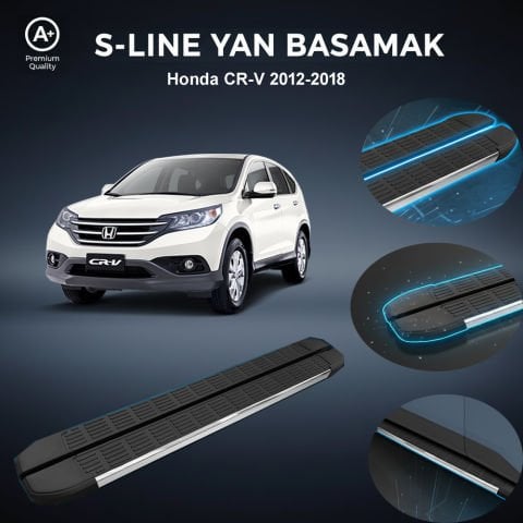 Honda CR-V  S-Line Premium Krom Yan Basamak  2012-2018