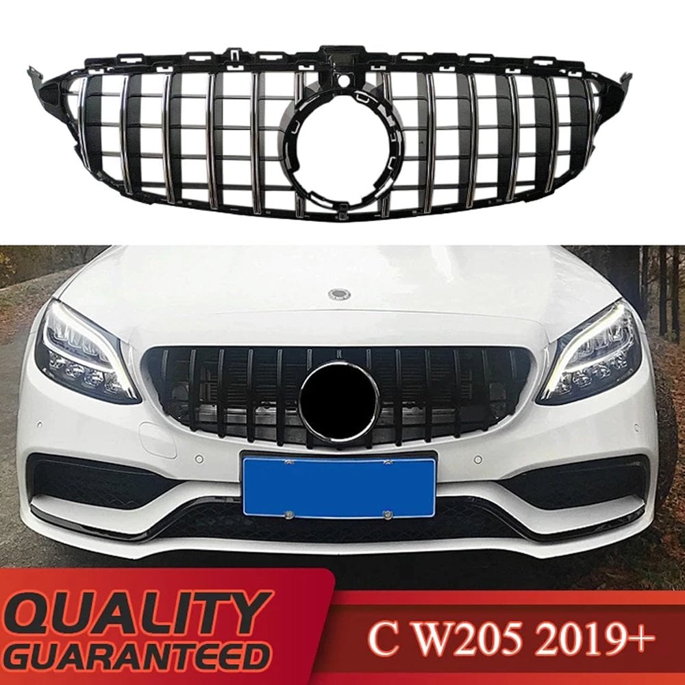 Mercedes W205 C Serisi GTR Ön Panjur Izgara Makyajlı 2019 Sonrası