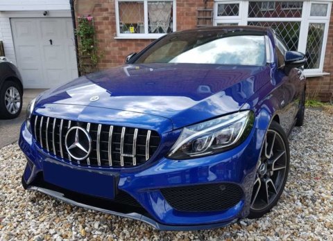 Mercedes W205 C Serisi GTR Ön Panjur Izgara Makyajlı 2019 Sonrası