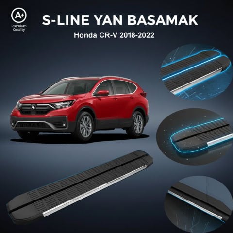 Honda CR-V  S-Line Premium Krom Yan Basamak  2018-2022