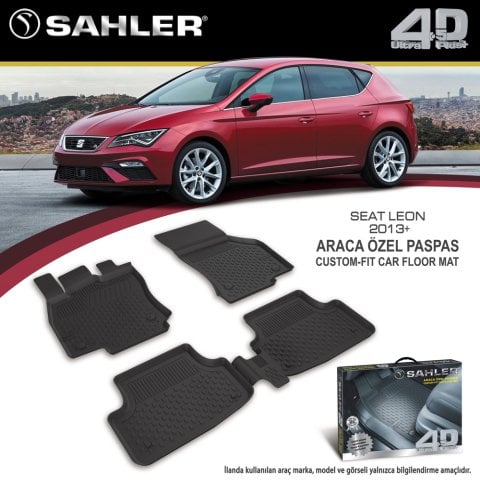 Seat Leon Havuzlu Paspas 4,5D Sahler 2013 Sonrası