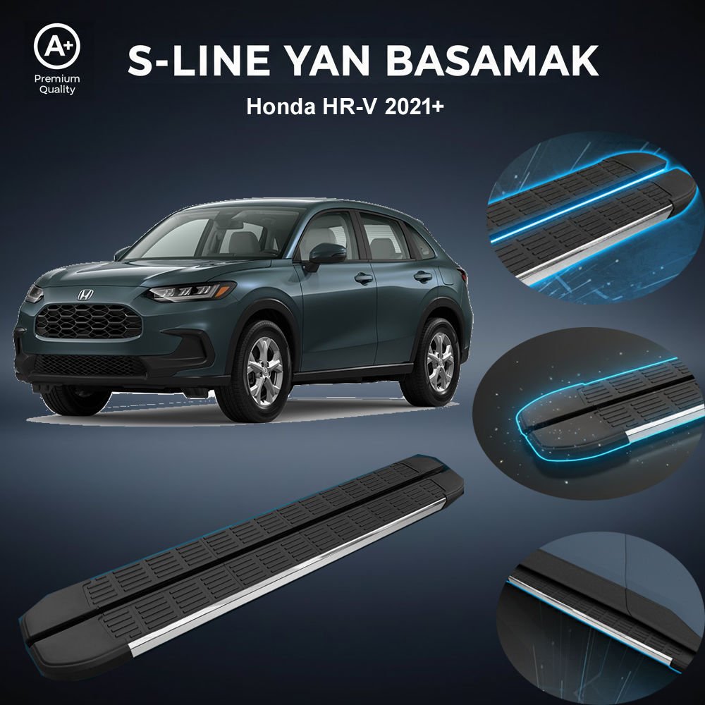 Honda HR-V  S-Line Premium Krom Yan Basamak  2021 Sonrası
