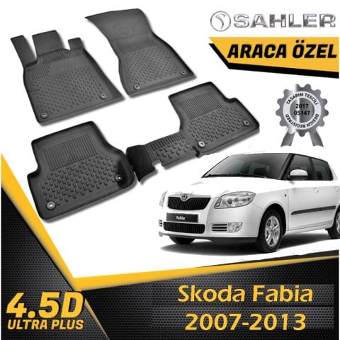Skoda Fabia Havuzlu Paspas 4,5D Sahler 2007-2013 Arası