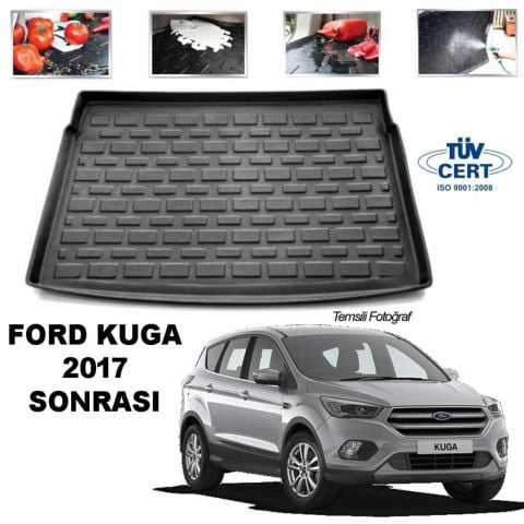 Ford Kuga Bagaj Havuzu Paspası 2017 Sonrası