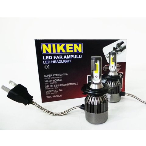 H3 Led Xenon Far Ampulü Yeni Nesil Evo Niken