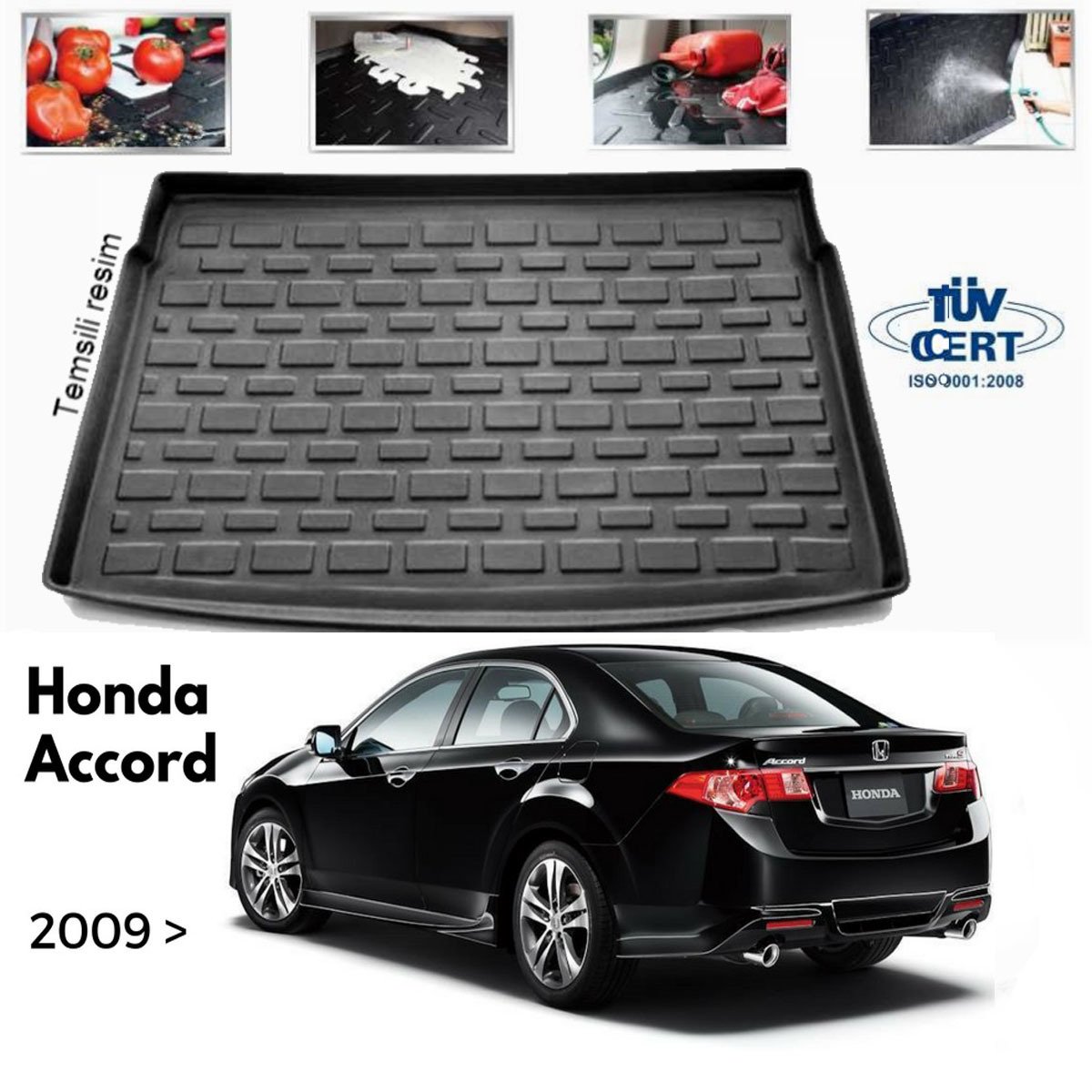 Honda Accord Bagaj Havuzu Paspası 2009 Sonrası