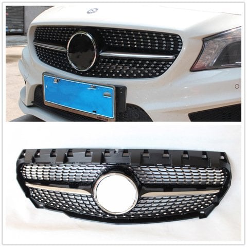 Mercedes W117 CLA Diamond Amg Ön Panjur Izgara Seti 2013-2015 Arası