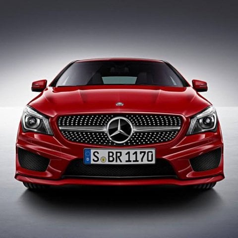 Mercedes W117 CLA Diamond Amg Ön Panjur Izgara Seti 2013-2015 Arası