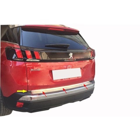 Peugeot 3008 Bagaj Alt Çıtası Kromu Nikelajı 2016 Sonrası
