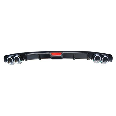 Renault Clio 4 Difüzör Arka Tampon Eki 4 Egzoz Çıkışlı