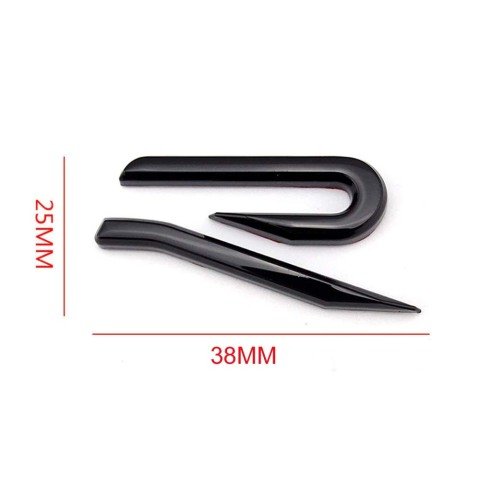 Yeni Golf 8 R Yazısı Bagaj Logo Arması Sticker Amblem Krom