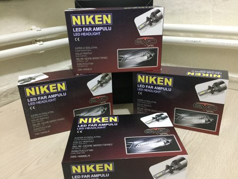9005 HB3 Led Xenon Far Ampulü Yeni Nesil Evo Niken