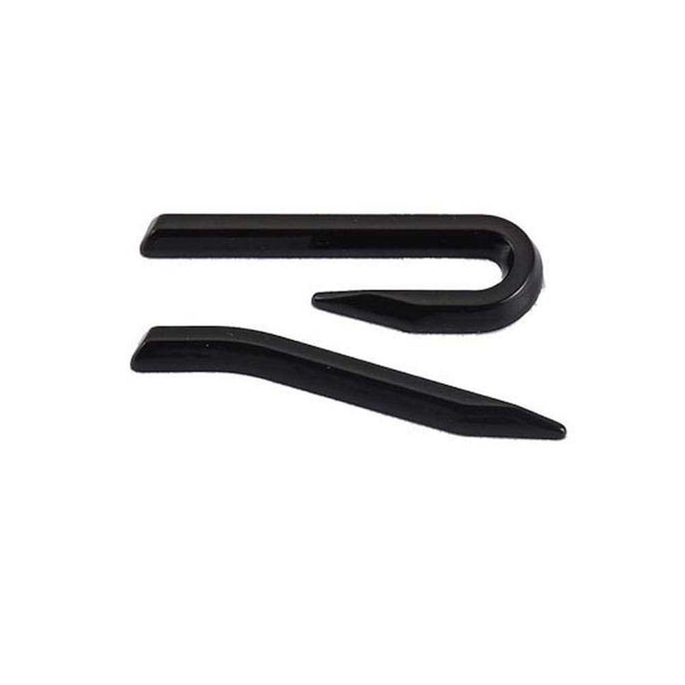 Yeni Golf 8 R Yazısı Bagaj Logo Arması Sticker Amblem Siyah