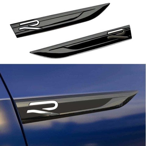 Volkswagen Yeni Golf 8 R-line Yan Çamurluk Bıçak Logosu Arması