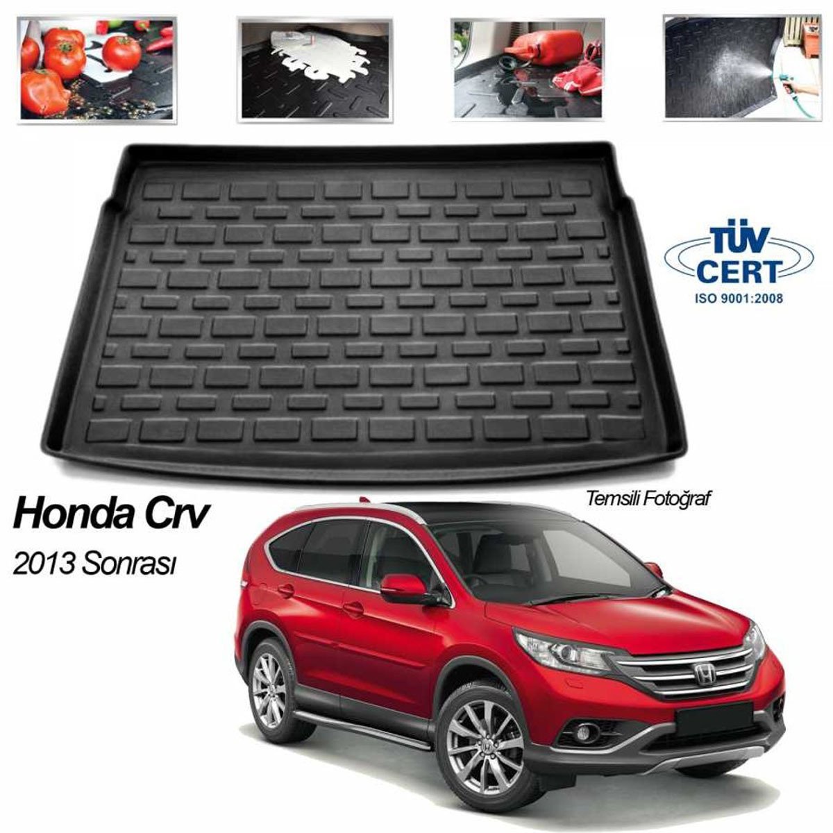 Honda Crv Bagaj Havuzu Paspası 2013-2017