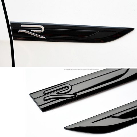 Volkswagen Yeni Golf 8 R-line Yan Çamurluk Logosu Arması Kırmızı