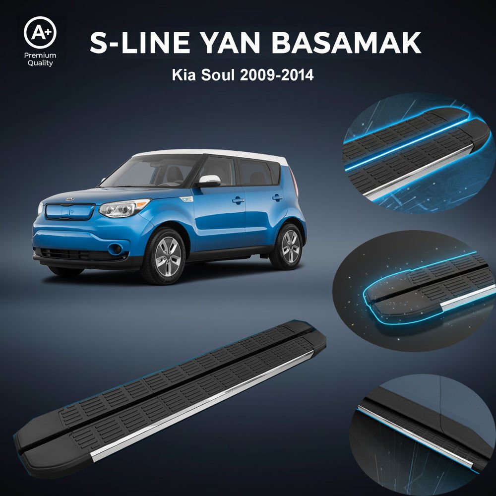 Kia Soul S-Line Premium Krom Yan Basamak  2009-2014