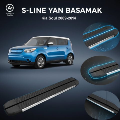 Kia Soul S-Line Premium Krom Yan Basamak  2009-2014
