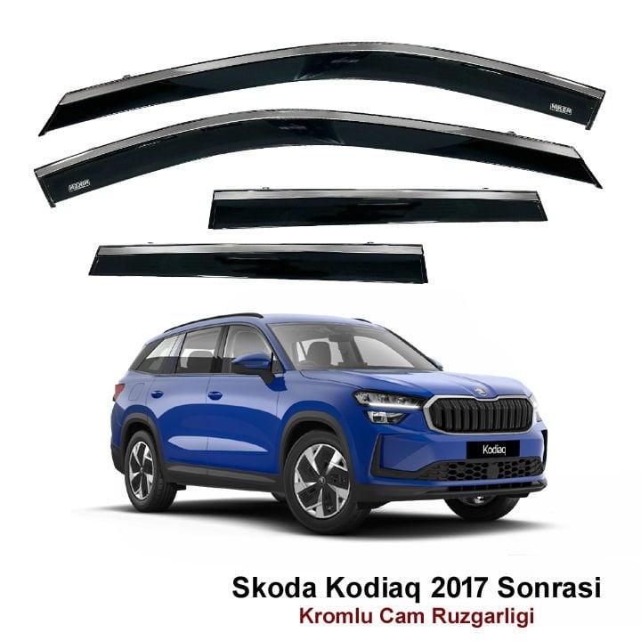 Skoda Kodiaq Kromlu Cam Rüzgarlığı Niken 2017 Sonrası