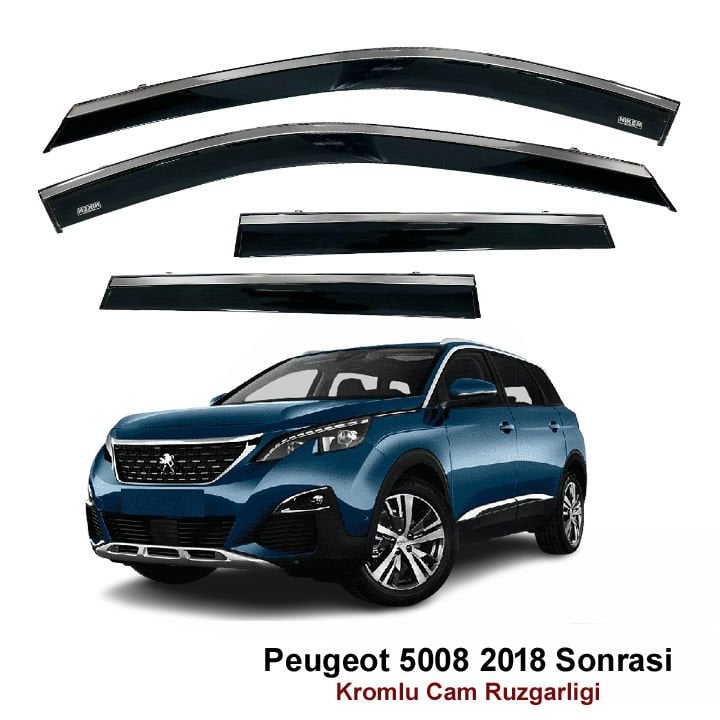 Peugeot 5008 Kromlu Cam Rüzgarlığı Niken 2018 Sonrası
